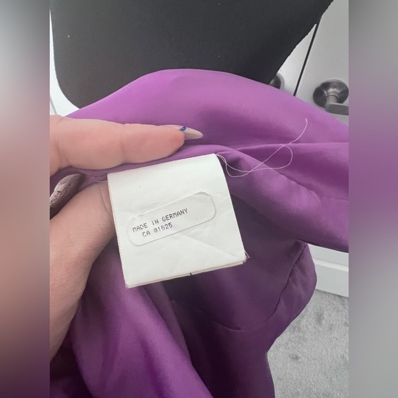 Women's Purple Double-Breasted Jacket - Picture 14 of 16